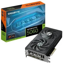 Gigabyte GeForce RTX 5060 Eagle OC 8GB GDDR7 Tarjeta Gráfica (9VN5060EO-00-G10) | NVIDIA Blackwell, Refrigeración WINDFORCE, PCIe 5.0, HDMI, DisplayPort